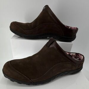 Timberland x Smartwool Brown Women 7 Slip-on Clog Anti-Fatigue Green Rubber Sole